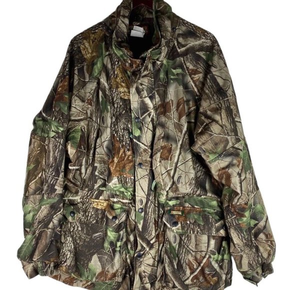 Remington Mossy Oak Jacket Coat Mens XL Camouflage Hunting Outdoors - Picture 2 of 5